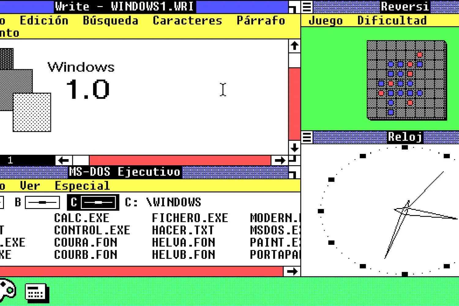 Windows 1, 1985